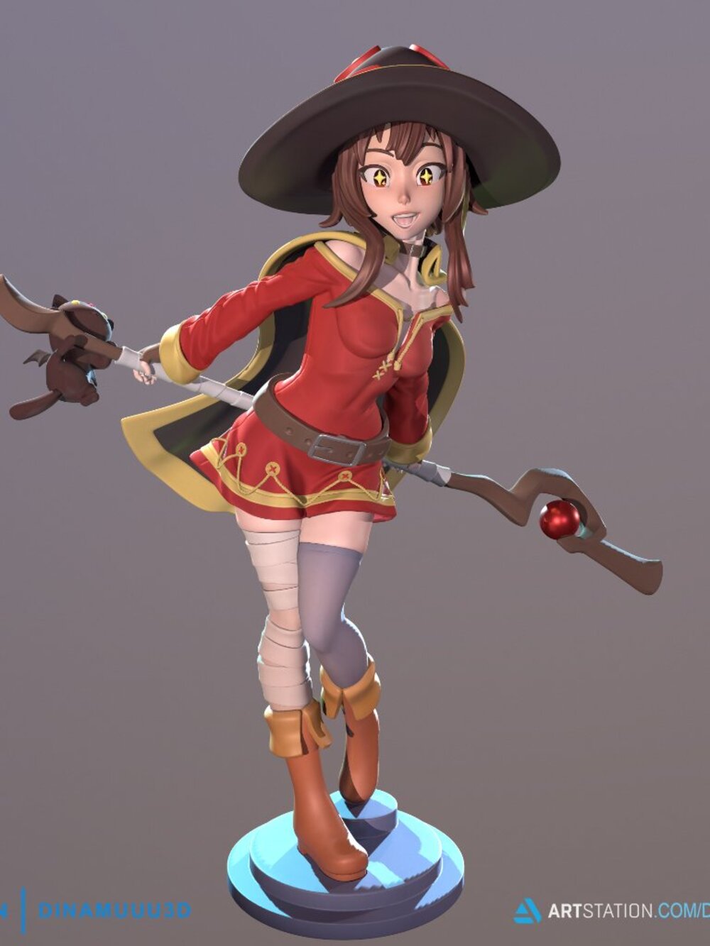 Megumin from KonoSuba Resin Statue Part Kit